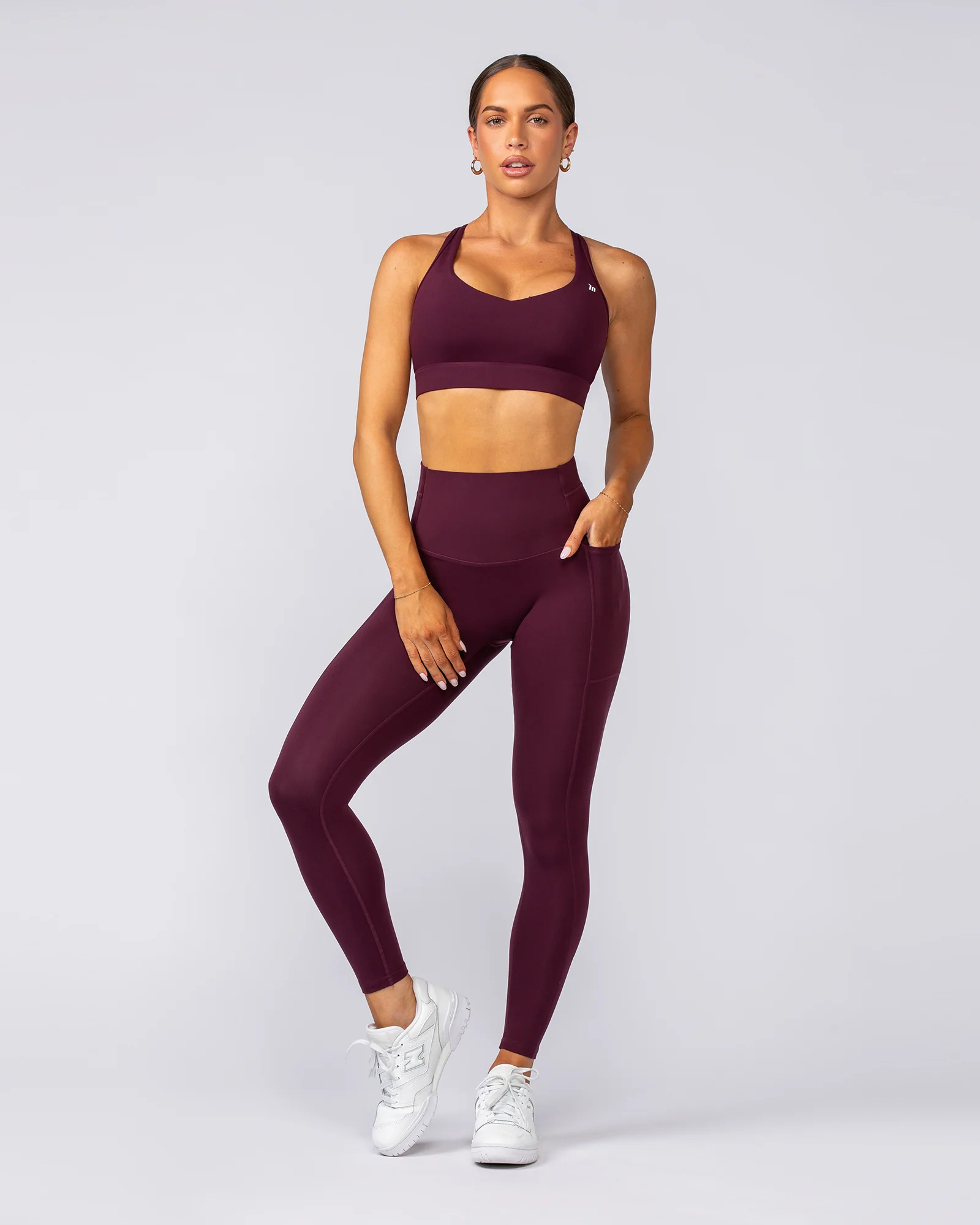 Unrivalled Everyday Pocket Ankle Leggings - Sangria - Image 12