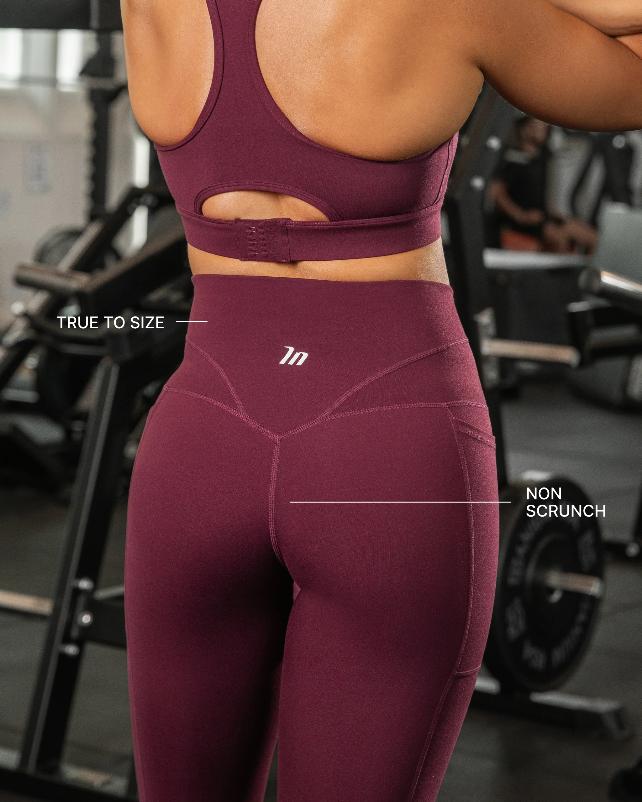 Unrivalled Everyday Pocket Ankle Leggings - Sangria - Image 3