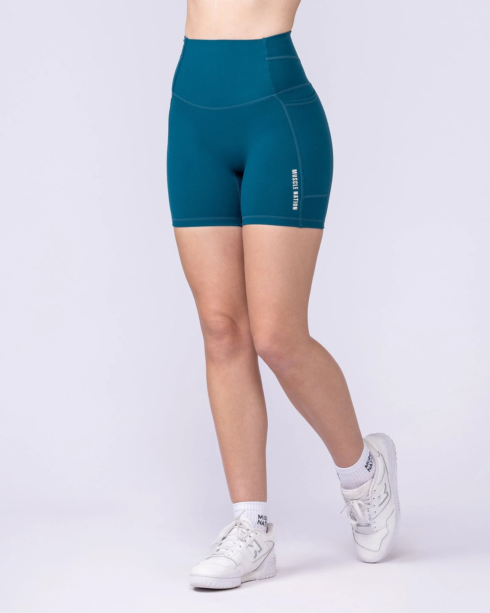 Unrivalled Everyday Pocket Bike Shorts - Dark Marine - Image 4