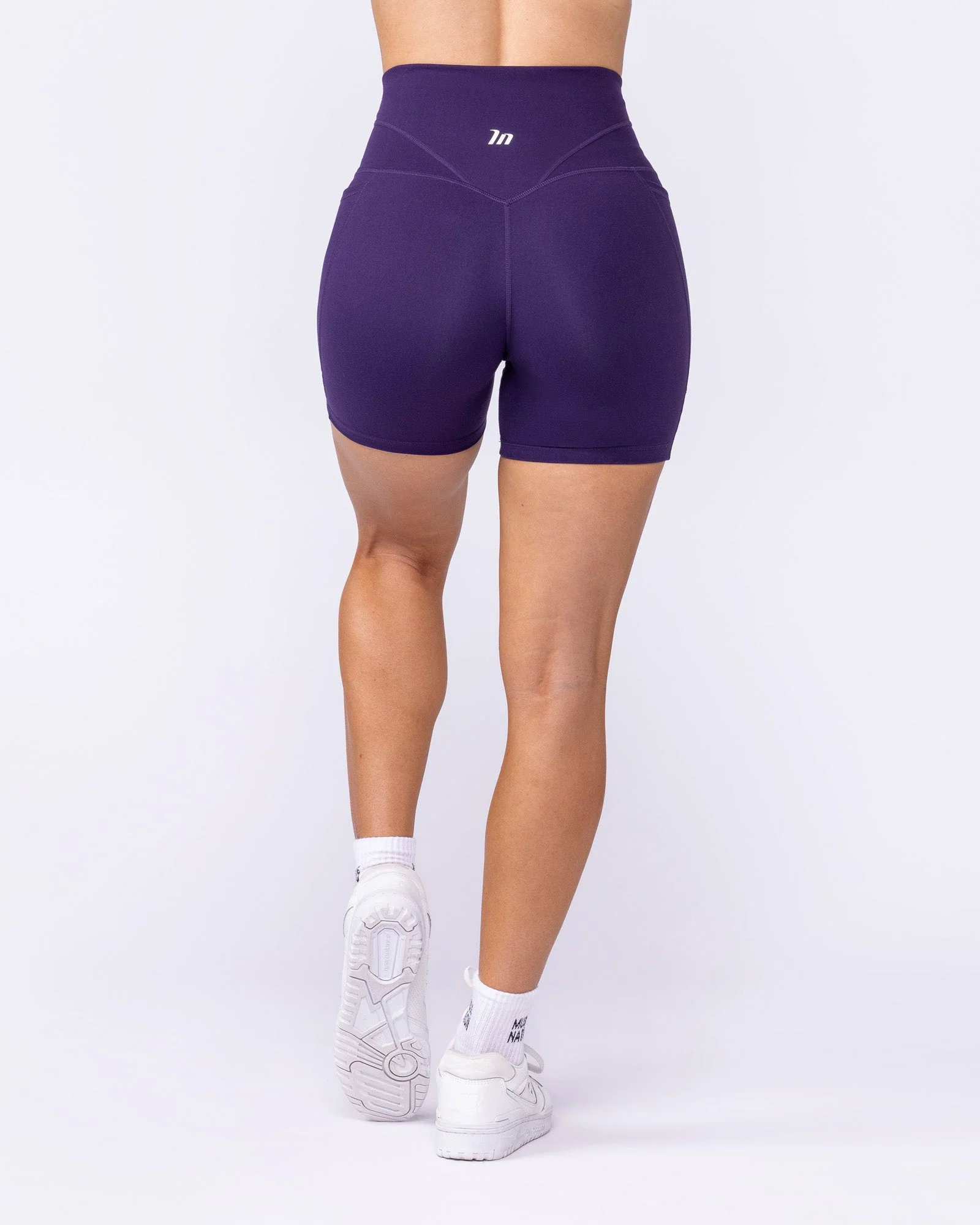 Unrivalled Everyday Pocket Bike Shorts - Dark Purple - Image 5