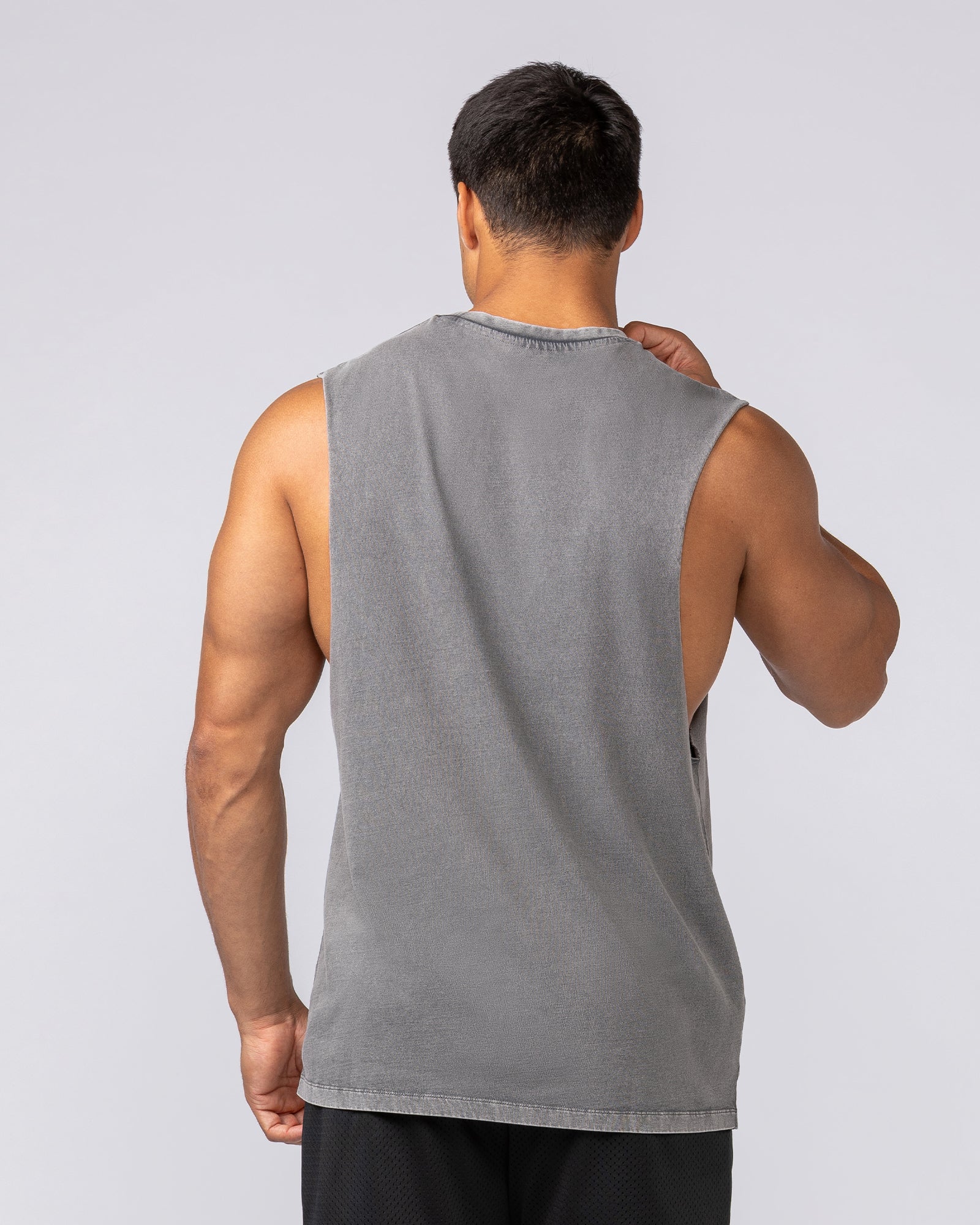 Varsity Training Drop Arm Vintage Tank - Washed Tornado - Image 4