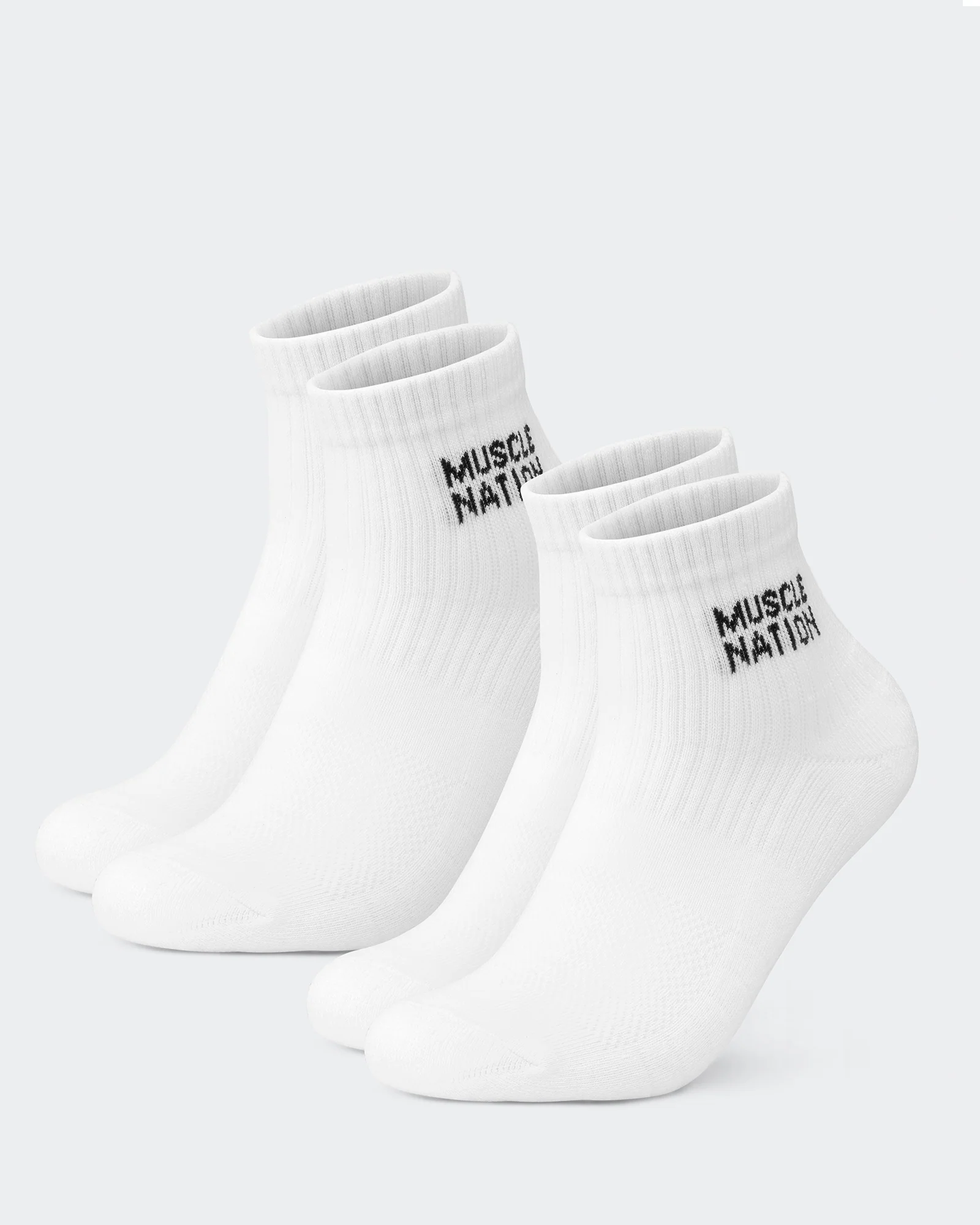 Womens 1/4 Crew Sock (2x Pack)