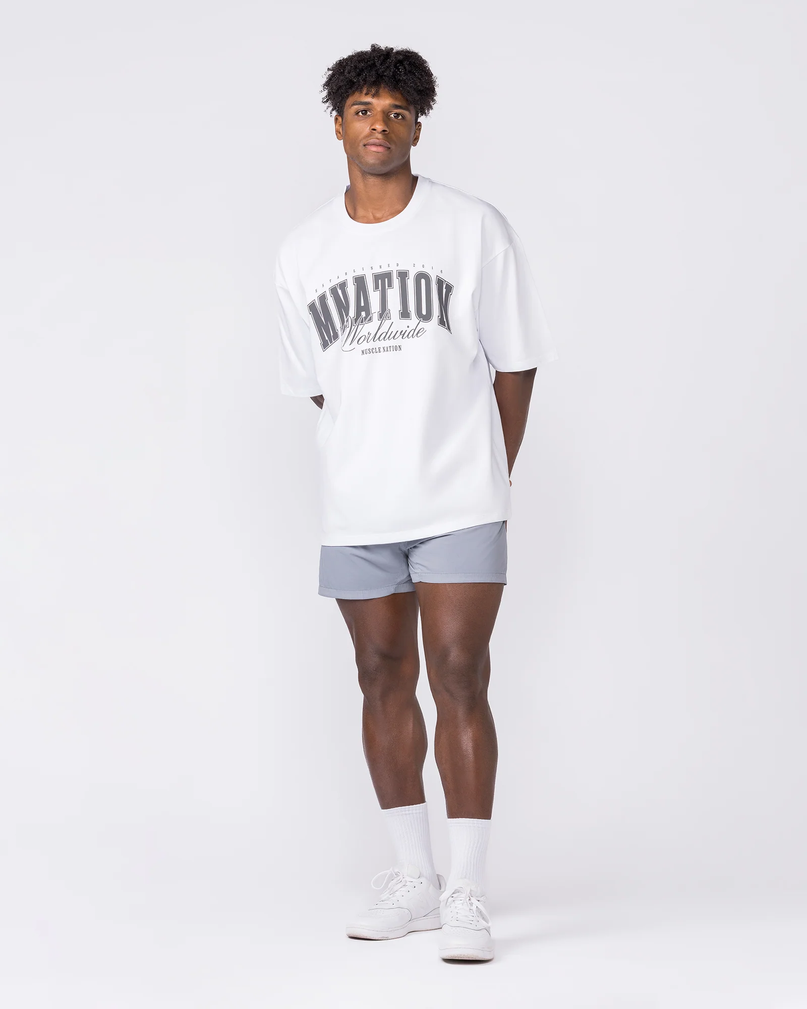 Worldclass Oversized Tee - White - Image 4