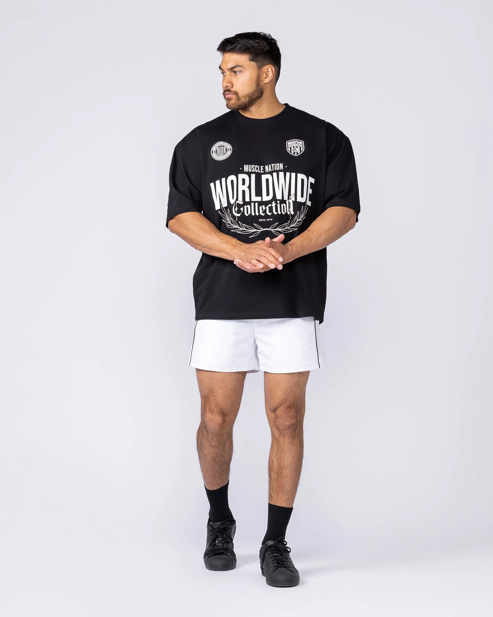 Worldwide Collection Oversized Tee - Black - Image 6