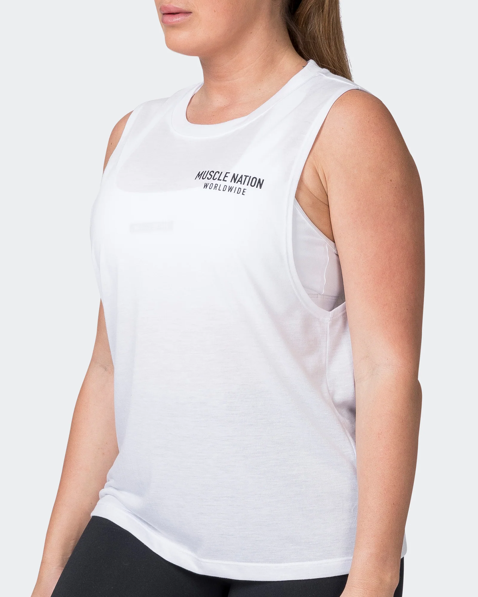 Worldwide Drop Arm Tank - White - Image 3