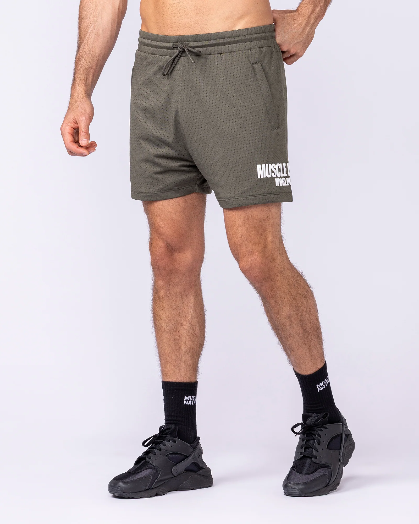 Worldwide Lay Up 3.5" Shorts - Dark Khaki