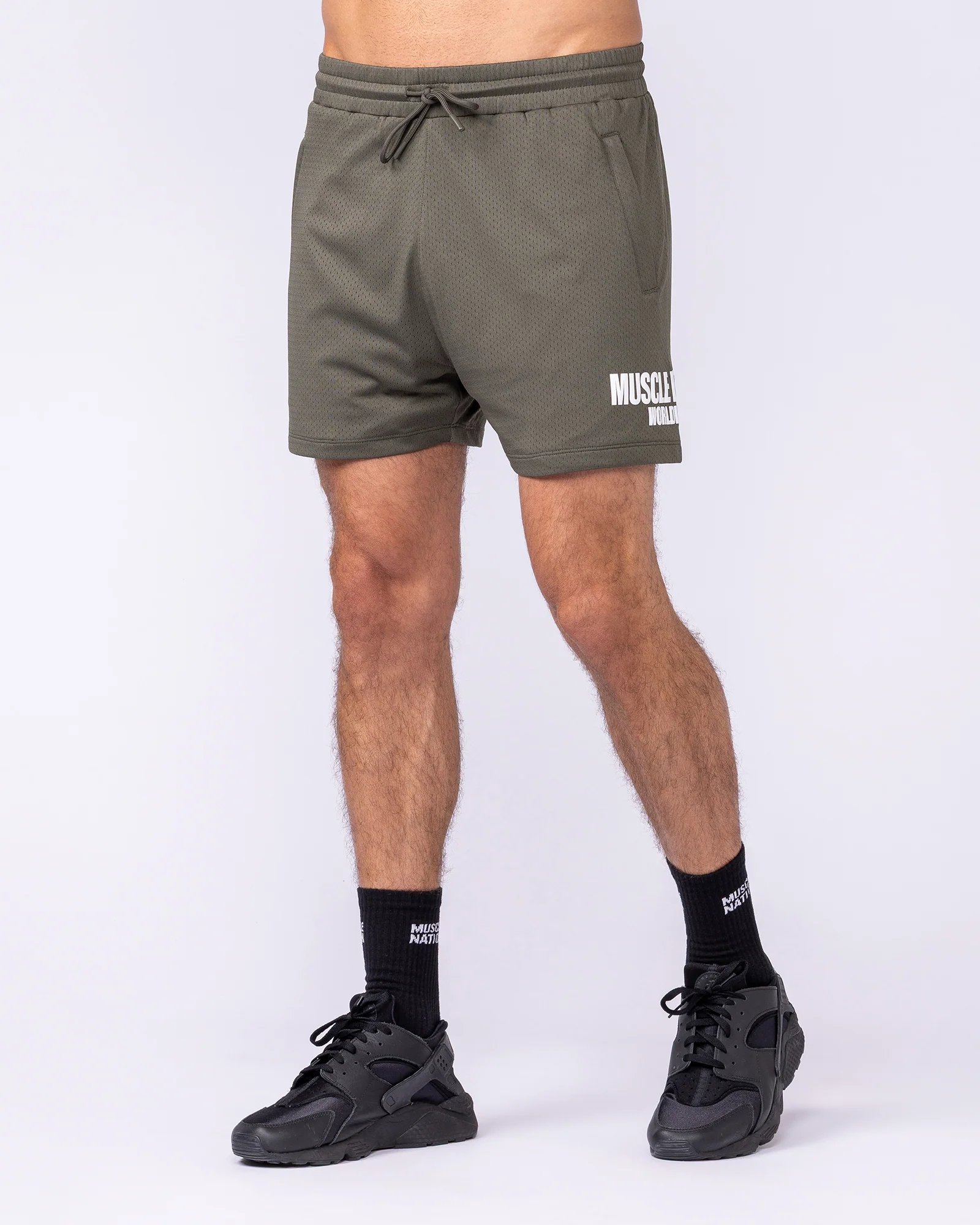 Worldwide Lay Up 3.5" Shorts - Dark Khaki - Image 4