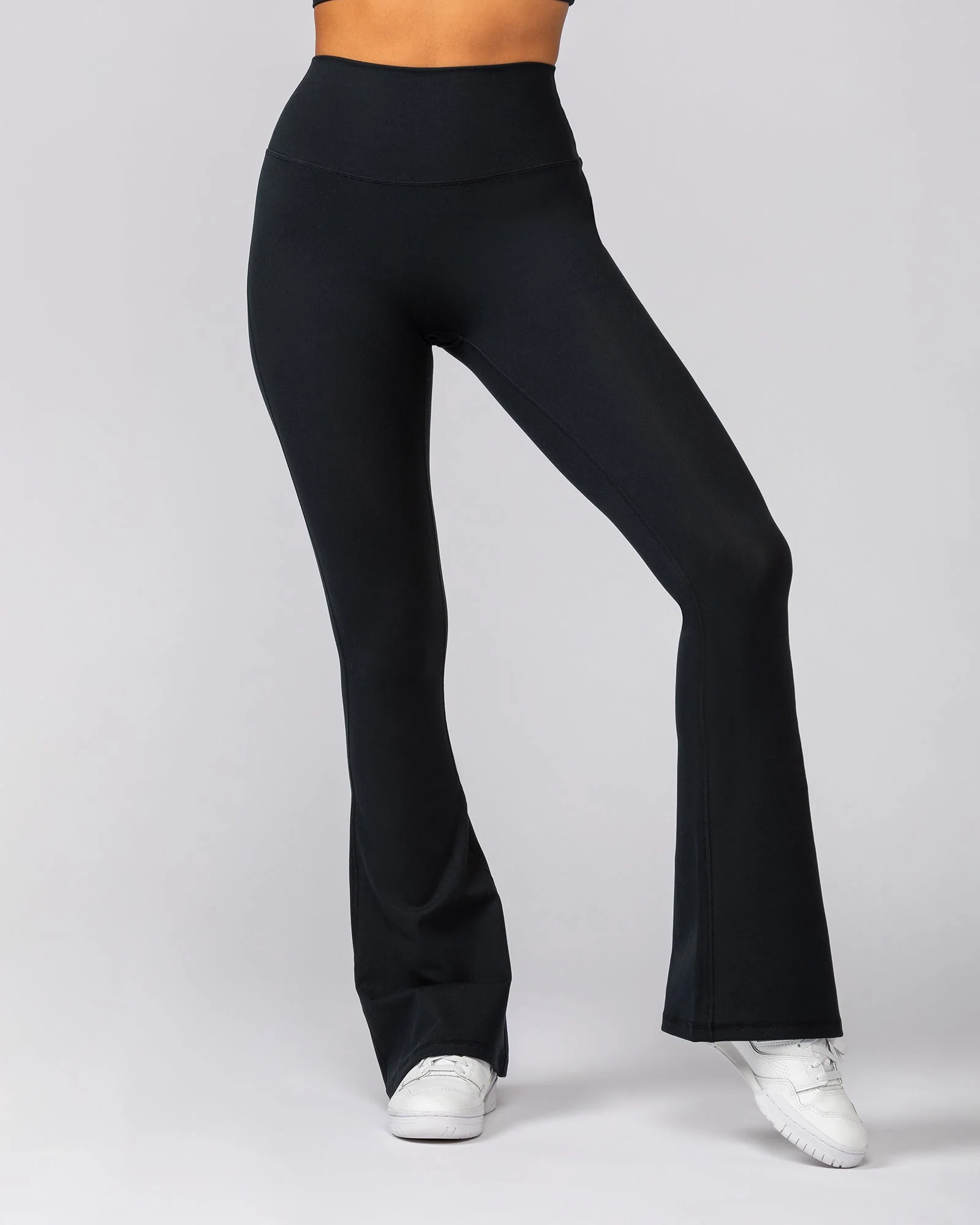 Zero Rise Everyday Flare Leggings - Black - Image 5