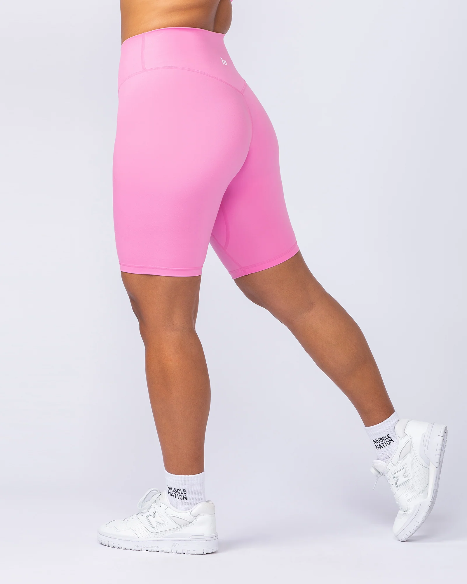 Zero Rise Everyday Referee Length Shorts - Hollywood Pink - Image 2