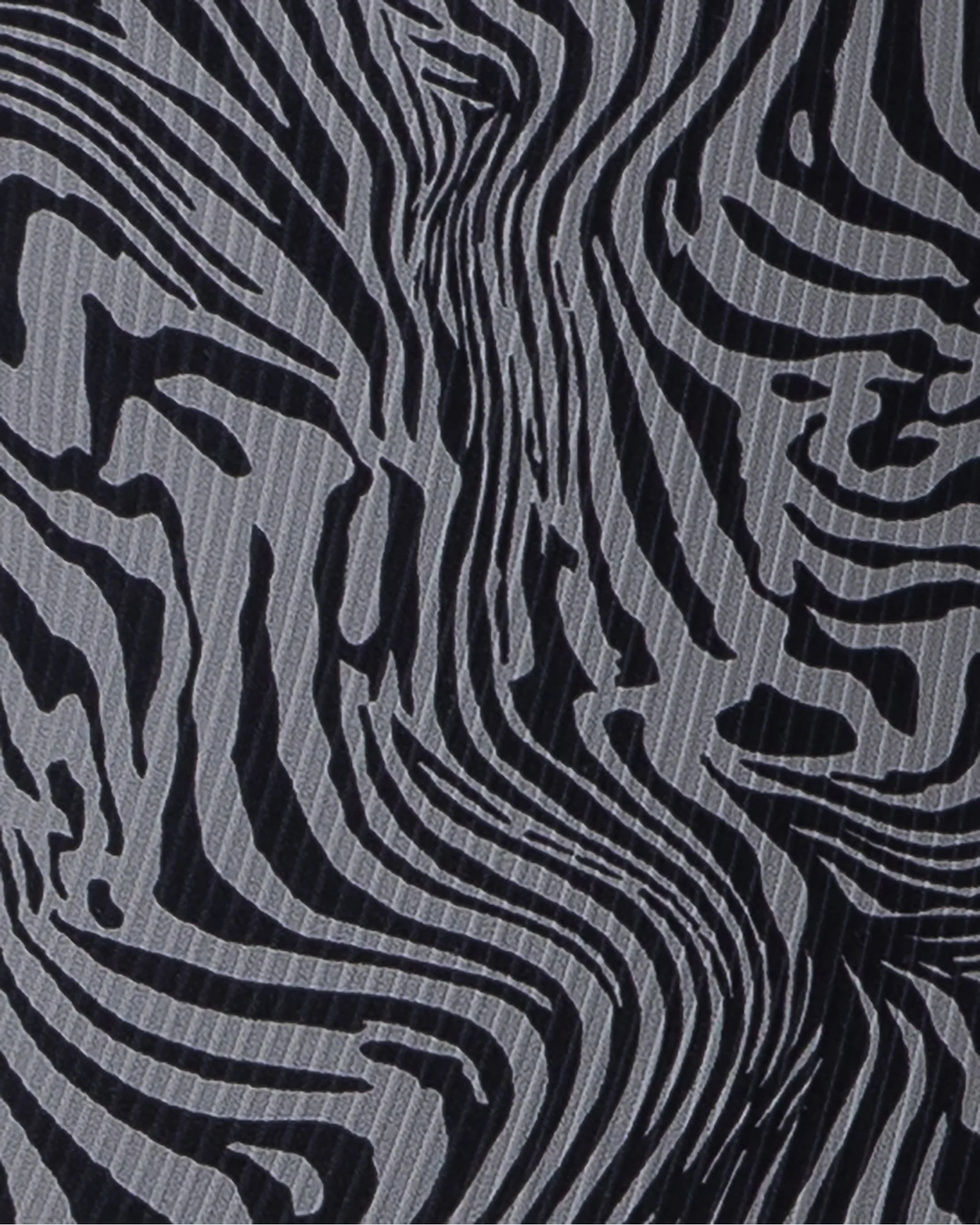 Zero Rise Rib Bike Shorts - Black Zebra - Image 2
